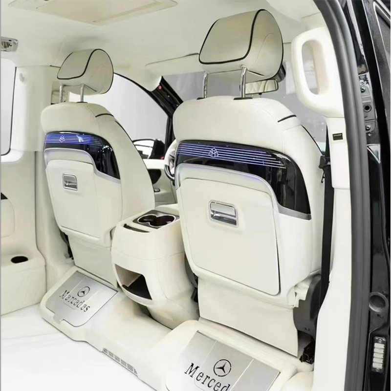 Mionathrú ar chúl suíocháin ghnó Mercedes-Benz Vito V260 le tábla beag fillte (do Vito/Rang V nua)
